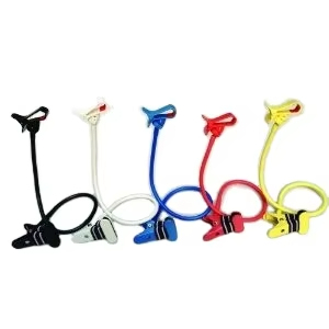 Support de téléphone portable universel à fixation de bureau avec <span class=keywords><strong>tube</strong></span> flexible en ABS, hauteur réglable, couleurs personnalisables pour une utilisation sur bureau - Product Image 5