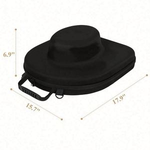 Hat Holder Travel Hat Case With <b>Tablet</b> Pocket Hat Box Travel Carrier Case With Handle Strap Shoulder Strap Luggage Strap - Product Image 3