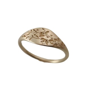 Floral Gold Plated <b>Ring</b> Unisex Jewelry Gift Yiwu Origin CY970 - Product Image 4