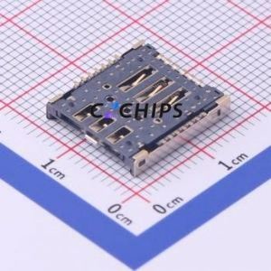 MCS-304 SIM Card Connector SMD Connector Plug-In Type Nano SIM Card Card Holder 2.5mm - Product Image 2