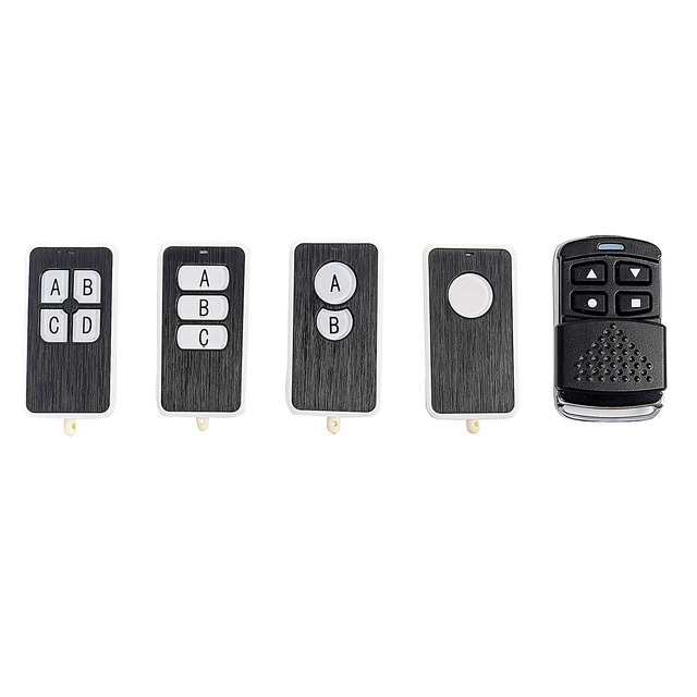 433MHz RF Universal Garage Door Remote Control with Rolling Code 4 Buttons 30m Range