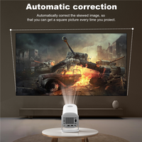 Mini Projecteur de Poche Portable P30 Intelligent avec Wi-Fi et BT, Android 11, LED pour Maison, Extérieur, Protection Fabricant, Projecteur de Jeu
