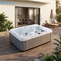 Spa extérieur moderne pour 2 personnes avec matériau acrylique et design autoportant