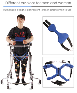 Bingkai berdiri anak-anak, peralatan rehabilitasi anak-anak dengan rangka berdiri cerebal Palsy, bingkai jalan Walker, alat bantu Jalan Stroke - Product Image 3