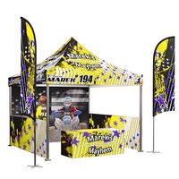 Vente directe d'usine, tente publicitaire pliable imperméable, gazebo, chapiteau pop-up, tente d'événement, publicité