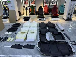 Kit de Esponja para Asientos Delanteros y Traseros para <span class=keywords><strong>Audi</strong></span> C8 a S6 + Funda de Cuero Delantera y Trasera - Product Image 3