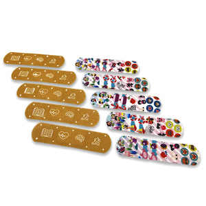 Personnalisation directe en usine de bandages élastiques en tissu à motifs de dessins animés. Conceptions personnalisées basées sur vos spécifications. Respirant et - Product Image 2