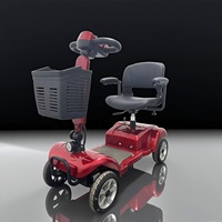 Voiture de trajet pour personnes âgées Véhicule électrique à quatre roues Léger Intelligent Pliable et pratique Scooter à usage domestique Moto
