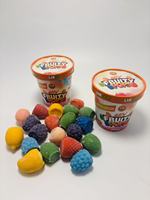 LIKLAK Mini Glace aux Fruits Célébrité Internet, Arôme Riche de Fruits et Super Satisfaisante, Mini Glace Fraise Mangue Pêche Raisin