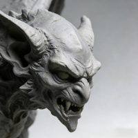Sculpture de gargoyle en résine faite à la main, peinte à la main, taille et couleur personnalisées, emballage personnalisé, conception gratuite, OEM ODM