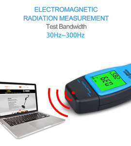 เครื่องตรวจจับ EMF แบบดิจิตอล LCD แบบพกพาสำหรับการตรวจสอบ EMF ในบ้าน - Product Image 4