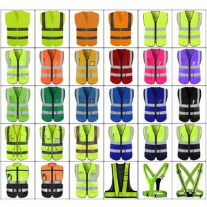 Gilet de sécurité réfléchissant grande taille personnalisé pour équipe de construction – Nouveauté promotionnelle - Product Image 2