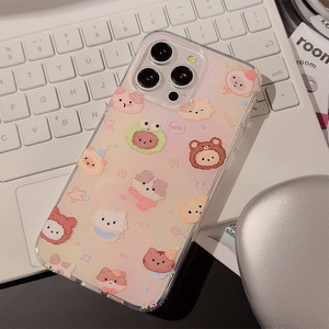 Weiche Dual-Layer-Hülle mit IMD-Anime-Hund-Katze-Schleife, Designer-Handyhülle mit individuellem Logo-Druck für iPhone 16 Pro Max 17 15 - Product Image 4