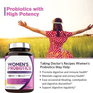 50 Miliardi di CFU Capsule Probiotiche per la Salute Intestinale Integratore per Donne Supporto all'Equilibrio Digestivo Cura Femminile Probiotico - Product Image 4
