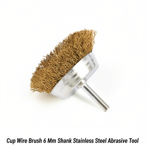 TTAKE Cup <b>Wire</b> <b>Brush</b> 6 Mm Shank Stainless Steel Abrasive Tool - Product Image 2