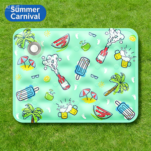 Almohadilla de <span class=keywords><strong>Gel</strong></span> Refrigerante Reutilizable para Mascotas, Tapete de Hielo No Tóxico para Camas de Mascotas en Interiores y Exteriores - Product Image 5