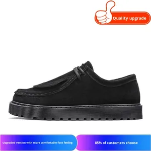 Chaussures Homme 2025 Nouvelle Collection Automne – Baskets Décontractées Rétro à Semelle Ultra Épaisse Rehaussante et Résistante à l'Usure pour le Quotidien et la Mode Urbaine en PU - Product Image 6