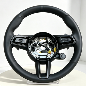 Volant en cuir pleine fleur pour Porsche Panamera Macan Cayenne 918 970 958 959 911 971 718 <span class=keywords><strong>GT3</strong></span> GT4 <span class=keywords><strong>RS</strong></span> - Product Image 1