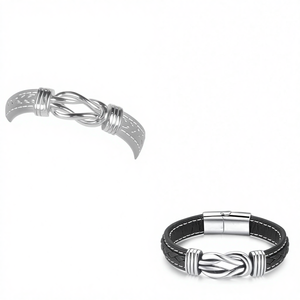 Pulsera de Piedra Natural para Hombre, Estilo Punk Europeo Americano, Venta al por Mayor de Joyería Transfronteriza - Product Image 1