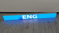 Écran LED couleur intérieur KENSUN P2 960x160mm, bande de texte défilante électronique, écran publicitaire à cadre étroit