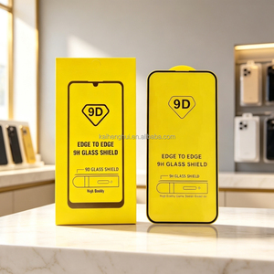 ฟิล์มกระจกนิรภัยแบบเต็มจอ 9D  กาวเต็มแผ่น  มีสินค้าจำนวนมาก ราคาประหยัด  ป้องกันรอยนิ้วมือ สำหรับ Samsung <span class=keywords><strong>A10</strong></span>, A11, A12 - Product Image 1