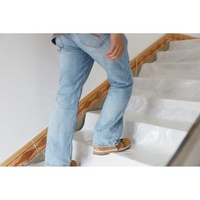 Film de protection adhésif pour sols, protection de surface pour planchers de bois franc, carrelage, protection de peinture dure, construction et rénovation