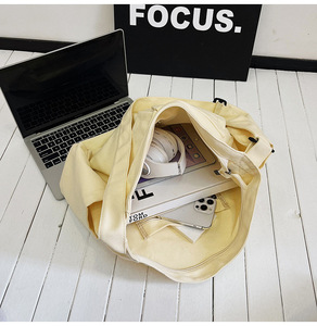 2025 Unisex Canvas Hobo Grossbody-Einkaufstasche mit großer Kapazität und mehreren Taschen für Frauen und Männer - Product Image 5