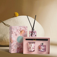 Diffuseur de roseaux parfumés de luxe avec bâtons de rotin Désodorisant sophistiqué pour la décoration de la chambre à coucher et du bureau