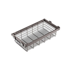 <b>Wardrobe</b> Pull Out Drawer Storage <b>Basket</b> Rectangle Durable Clothing Organizer Wall Mounted Type - Product Image 3