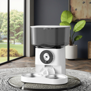 Comedouro Duplo Inteligente EUR PET com Grande Capacidade, Função de Câmera de Vídeo e Tripla Vedação, Leve e Rápido - Product Image 1