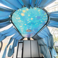 Maison dôme transparente de luxe en polycarbonate pour l'extérieur Chambre étoile Igloo Glamping Tente à bulles Maison avec salle de bain