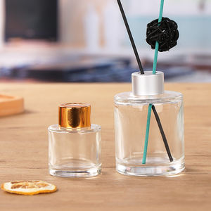 Bottiglia rotonda dell'aroma di vetro del cilindro da 50ml 100ml <span class=keywords><strong>con</strong></span> il bastone della fibra per il <span class=keywords><strong>diffusore</strong></span> domestico di fragranza - Product Image 5