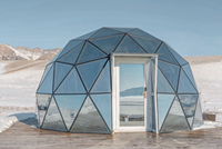 Maison yurte préfabriquée, maison de luxe, tente de glamping, tente de camping, dômes géodésiques à vendre avec salle de bain