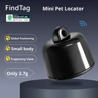 Dispositif de localisation pour animaux de compagnie Airtag, localisateur mondial compatible Android et iOS, étanche, suivi de localisation, 2,7 g, pour retrouver les animaux perdus