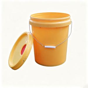 Cubo de Plástico Redondo Multiusos de 18L para Detergente en Polvo, <span class=keywords><strong>Gel</strong></span> de Limpieza y Almacenamiento del Hogar - Product Image 4