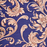 Tissu imprimé numérique de haute qualité 100 % polyester, léger, respirant, doux, anti-boulochage, à motif floral, pour robe de garçon