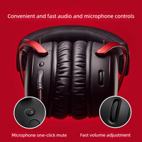 Headset Gaming HyperX Cloud III Over Ear Berkabel, DTS Bass Boost untuk Esports, Pasokan Pabrik
