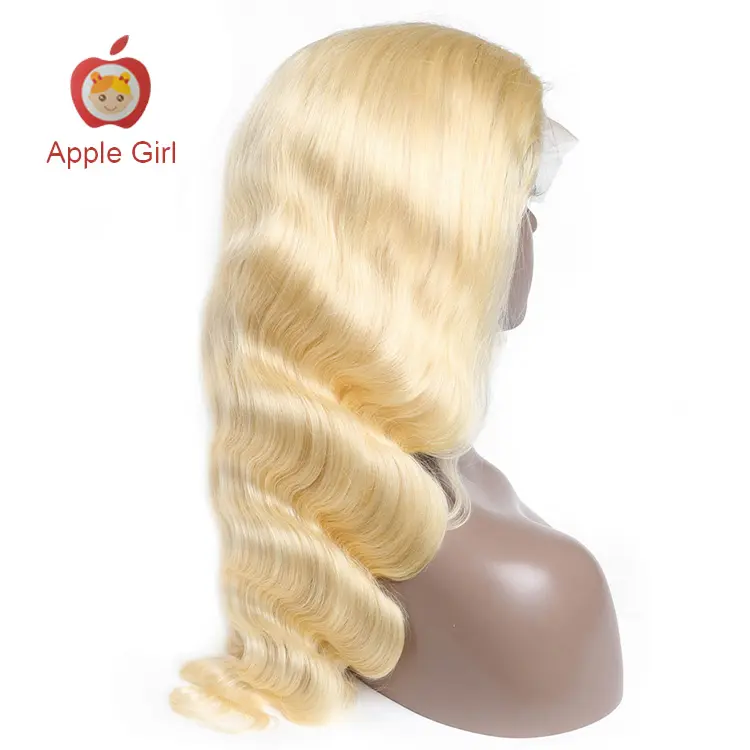 613 Full Lace Pruik Honing Blond Gekleurde Braziliaanse Haar Kan Kopen Peruaanse Maleisische Rauwe Indian Body Wave Menselijk Haar Pruiken voor Vrouwen