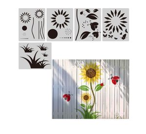<span class=keywords><strong>Plantilla</strong></span> de <span class=keywords><strong>mariposas</strong></span> de girasol reutilizable grande DIY pintura de pared de madera para el hogar diseño de jardín <span class=keywords><strong>plantilla</strong></span> decorativa única para manualidades - Product Image 1