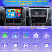 Hikity pour Subaru Forester Impreza WRX 2008-2012 9 "8 Core 4 + 64G Android Autoradio Stéréo 4G/Carplay/Android Auto/GPS/360 Caméra