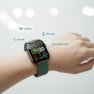 2025 ใหม่นาฬิกาสมาร์ทกันน้ำบลูทูธนาฬิกาผู้หญิงผู้ชายผู้ช่วยด้วยเสียง 100+ กีฬาสมาร์ทวอทช์สำหรับแอนดรอยด์ ไอโอเอส - Product Image 2