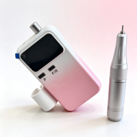 Machine à ongles électrique professionnelle rechargeable haute puissance avec moteur sans balais 35000 tr/min pour le nail art