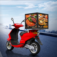 Nueva Caja de Reparto de Comida LED a Todo Color con Pantalla para Publicidad