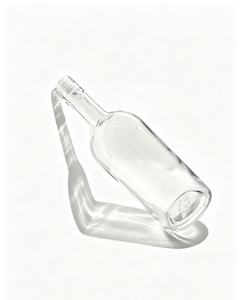 Botella de Vidrio para <span class=keywords><strong>Bourbon</strong></span>, Scotch y Tequila, Personalizable y al por Mayor, Botella Redonda Transparente de Alta <span class=keywords><strong>Calidad</strong></span>, 700ml 750ml - Product Image 4