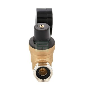 Válvula reductora de presión de agua de 1/2 pulgada, manual, con manómetro, para uso general - Product Image 2