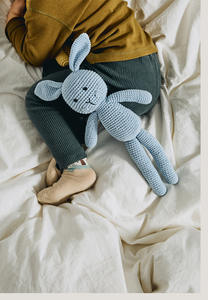 Regalo para bebé 2023 conejito <span class=keywords><strong>de</strong></span> ganchillo <span class=keywords><strong>Amigurumi</strong></span> juguetes hechos a mano conejito <span class=keywords><strong>muñeco</strong></span> <span class=keywords><strong>de</strong></span> peluche para Pascua bebé comodidad muñeca suave juguete <span class=keywords><strong>de</strong></span> peluche - Product Image 5