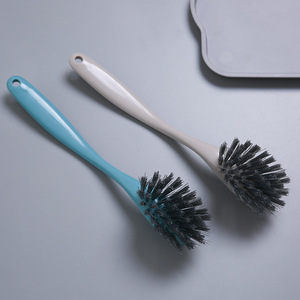 Dual Purpose Long Handled Dish Brush Nylon Bristles Household Cleaning Kitchen Bathroom Floor Brush - Product Image 3