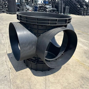 Puits d'inspection <span class=keywords><strong>de</strong></span> drainage, chambre d'inspection des eaux pluviales et des eaux usées, puits <span class=keywords><strong>de</strong></span> vanne en plastique à quatre voies à trois voies - Product Image 1
