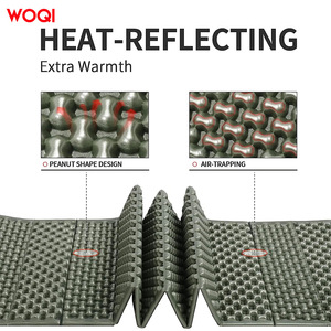 Tapis de camping en mousse Woqi, 6 mm d'épaisseur, rectangulaire, imperméable, pour yoga, pique-nique en plein air et pour que les enfants puissent ramper - Product Image 3