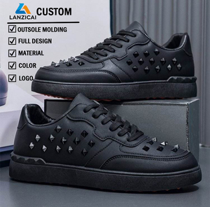 Zapatillas Deportivas Casuales con Cordones de Diseño Personalizado de Alta Calidad OEM ODM, Zapatos de Skateboarding <span class=keywords><strong>para</strong></span> Hombre, Zapatos <span class=keywords><strong>Blancos</strong></span> Personalizados <span class=keywords><strong>para</strong></span> Hombre - Product Image 1